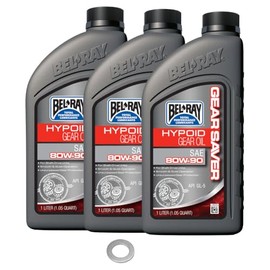 Tusk Drivetrain Oil Change Kit with Bel-Ray Oil Compatible with Kawasaki Teryx KRX 1000 2020