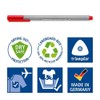 Staedtler Triplus Fineliner 334 PC20-9 (triangular, pink roll-up case with