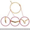 Coideal Open Curtain Rings with Eyelet - 20 Pack 1.5