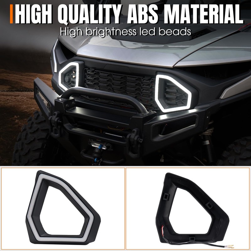 HAKA TOUGH Front Accent Light for 2024 Polaris Ranger XD