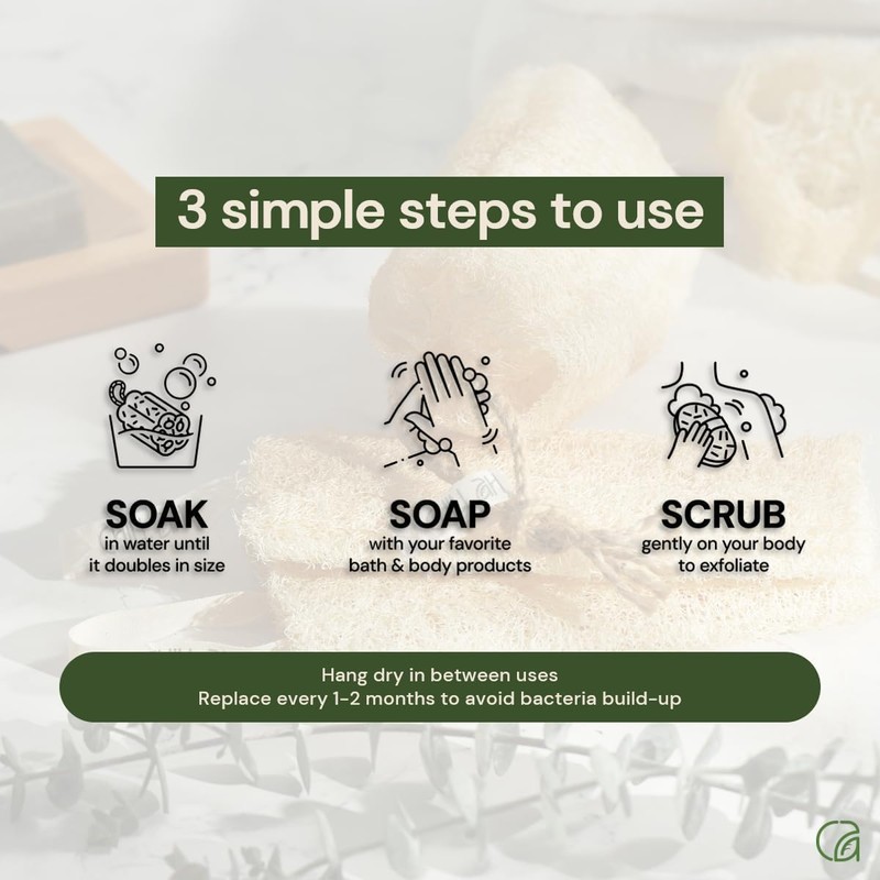 Guantes Exfoliantes de Lufa Natural y Tela de Rizo para