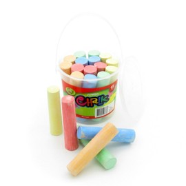 Art Craft Jumbo Chalk with Bucket Classic Kids