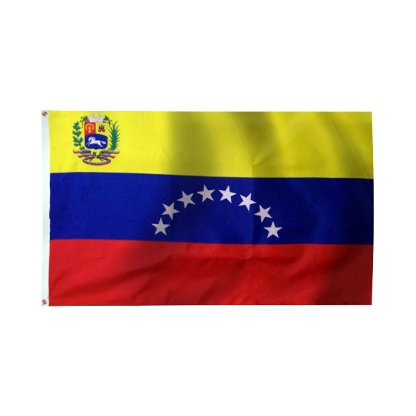 Venezuela Flag (With Seal) 5X8 Foot SolarMax Nylon
