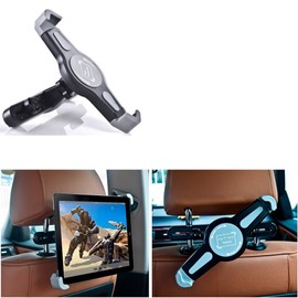 K-S-Trade Quality & Innovative Tablet Holder for Doogee T20 Car Headrest Holder 360° Car Seat Mount Headrest Holder Tablet
