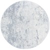 SAFAVIEH Brentwood Collection 3' Round Grey/Ivory BNT822H Modern Abstract Non-Shedding