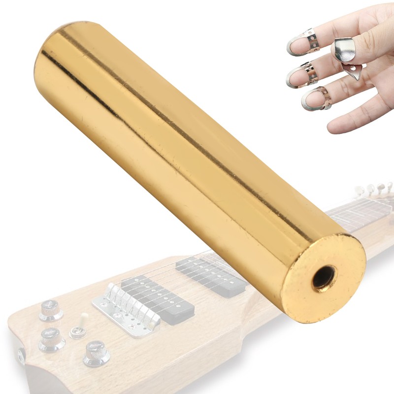 4Pcs Finger Picks 1Pc Tone Bar Metal Stainless Steel Musical