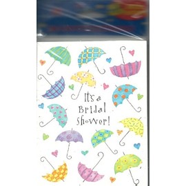 It's a Bridal Shower! 20 Count with Envelopes Party Birthday Umbrellas