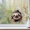 Sloth Hole Decal – 3D Jungle Animal Sticker – Removable