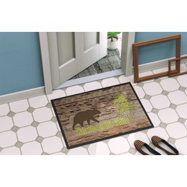 Caroline's Treasures SB3081JMAT Welcome to The Cabin Door Mat, Indoor Rug or Outdoor Welcome Mat 24x36 Doormat, 24H X 36W, Multicolor