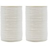 Pack of 2 Pearlized Raffia Ribbon Rolls 200 Yards for