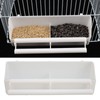 HEEPDD Alimentador de Jaula para Pájaros, Vasos de Alimentación de