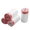 EudokkyNA Clear Drawstring Garbage Bags, Kitchen Trash Bags, 4 Rolls/240