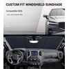Pigenius Windshield Sunshade for Infiniti Q60 2017-2022 Front Window Sun