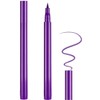 2-Pack Waterproof Liquid Eyeliner Pen – Smudge-Proof Highly Pigmented Formula – Long-Lasting All-Day Wear Smooth Brush Tip for Precise Application Perfect for Bold Defined Eye Makeup (Purple)