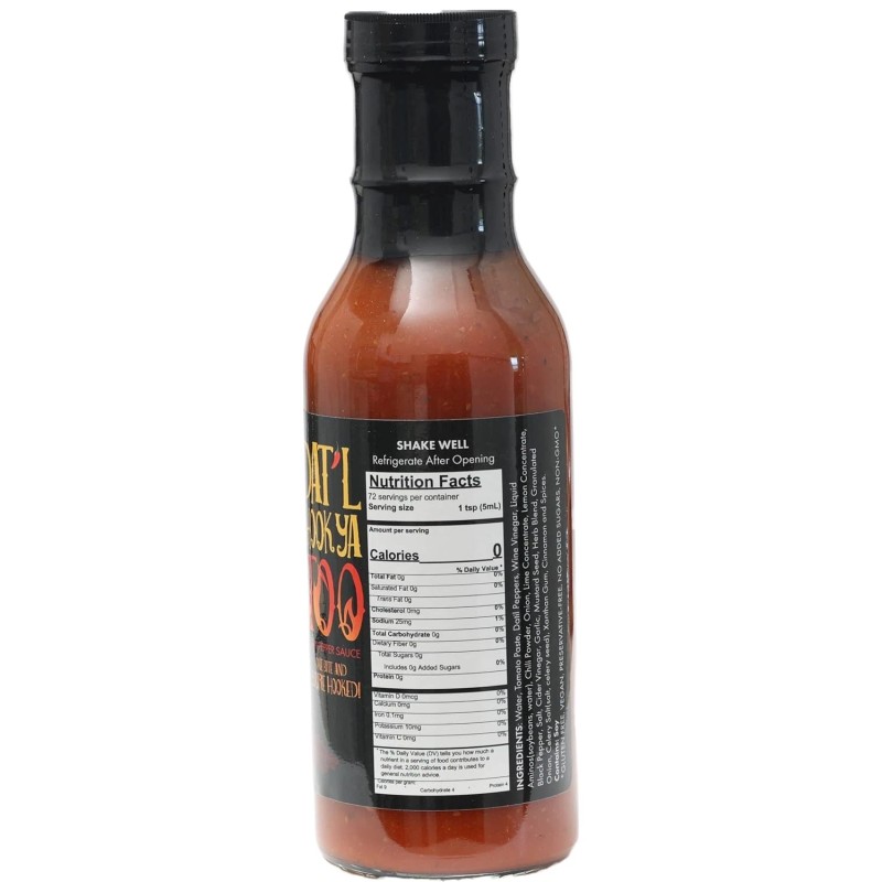 Hook Ya Hot Datil Pepper Sauce 12 fl oz (Pack