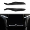 nuoozy Compatible with Carbon Fiber Center Console Panel Cover Trim