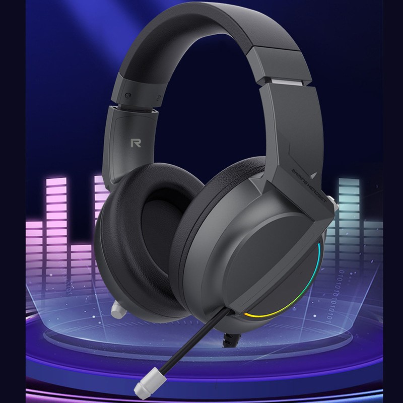 Gaming Headset 7.1 Sound RGB Light 50mm USB Powerful Bass