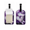 Zoczos Beautiful Butterflies Luggage Tag Identifier Tentacles Flowers Branches Nature