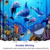 Neween Shower Curtains 3D Digital Printed Waterproof Bathroom Curtain Polyester