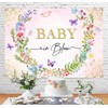 Sensfun Baby in Bloom Backdrop Banner Girls Wildflower Baby Shower