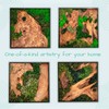 Evergreen Oasis Natural Cedar Wood & Preserved Moss Wall Art