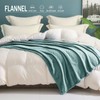 Exclusivo Mezcla Large Flannel Fleece Throw Blanket, 127x178 CM Sofa