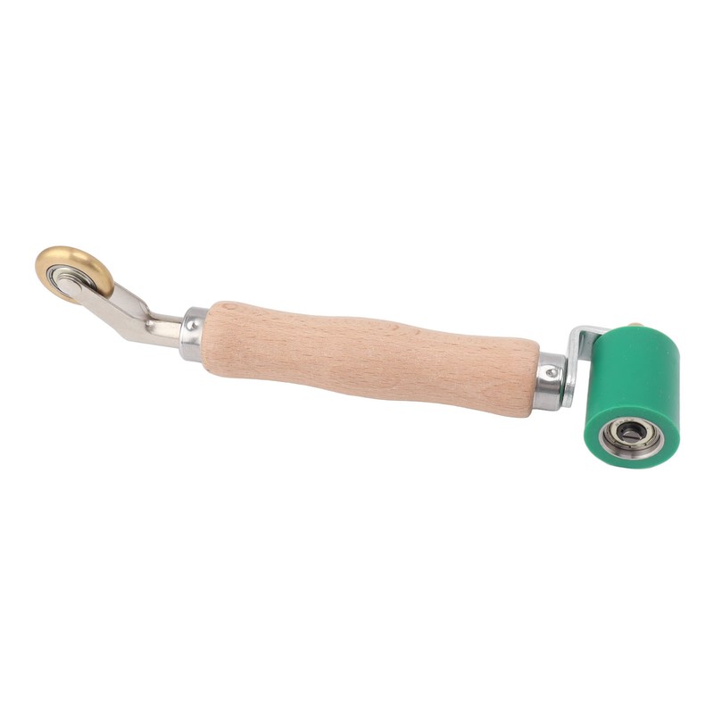 40mm Silicone Seam Roller Dual Use Brass Wheel Wood Handle