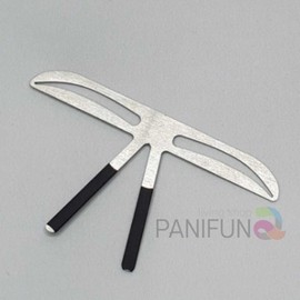 Eyebrow Shaping Guide Tool: Stencils for Arched, Round, and Straight Brows Curved Eyebrow Ruler 2ea