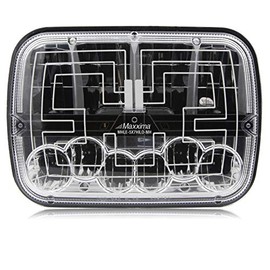 Maxxima 5X7 LED Head Lamp HIGH/Low Beam with MaxxHeat Heated Lens