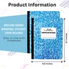 CLEENTABLE Compsition Notebook 5 Pack, Mixed College Ruled Paper, Notebooks