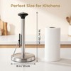 MULIRE Stainless Steel Paper Towel Holder Countertop with Tension Arm