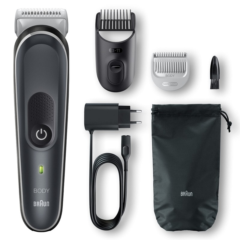 Braun Body Groomer 5, Manscape Tool For Men With SkinShield