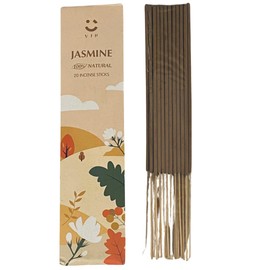 Floral Incense Sticks - 20 Pack Sticks, Meditation Incense, Spiritual Gifts, Relaxation Scents, Aromatherapy, Upcycled Flowers - Lavender, Peppermint, Jasmine, Rose, Tulips, and Ocean (Jasmine)
