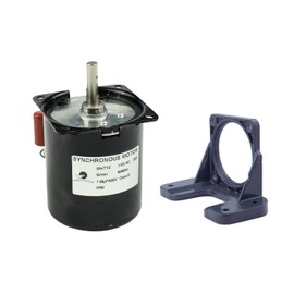 CHANCS Reduction Motor Reversible 68KTYZ 110V 5RPM 72Kgf.cm Metal Geared for Rotisserie Turntable with Motor Universal Mounting