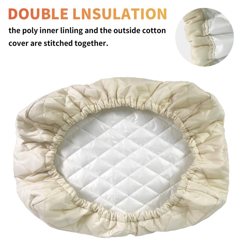 Homydom AC Cover Indoor, Air Conditioner Unit Cover Double Insulation