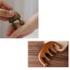 2pcs Round Wide Tooth No-Static Head Sandalwood Massage Comb Narural