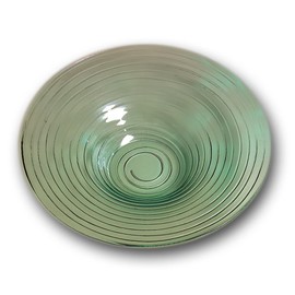 American Metalcraft GBG19 19" Glacier Recycled Green Glass Bowl
