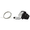 Shimano RS47 Tourney Revo Shifter - Silver, 3 Speed