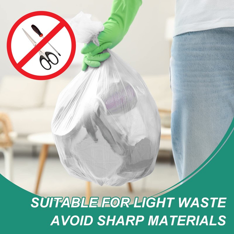 Magesh 4 Gallon Trash Bag Strong, Leakage-Free, Small Garbage Bags