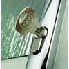 45/55 Nickel Plated Yale Euro Cylinder with 3 x Keys