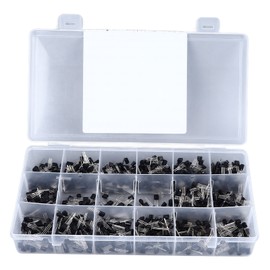 900Pcs Transistor 18 Types Diode Triode Semiconductor Switch Low Power Assortment Set Kit