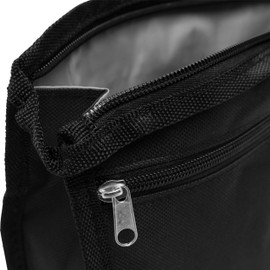 Toiletry Bag Wash Bag 28 x 18 x 8.5 cm Beauty Bag with Zip Front Pocket in 6 Colours Foldable Lightweight for Air Travel and Holiday Travel, black, Modern