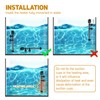 Orlushy Submersible Aquarium Heater,200W Adjustable Fish Tahk Heater with 2