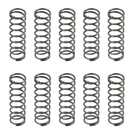Oedema 10 Pcs Compression Spring Wire Diameter 0.06", OD 0.59", Free Length 1.97" Spring Steel Coil Extended Compressed Spring for DIY, Repairs Project