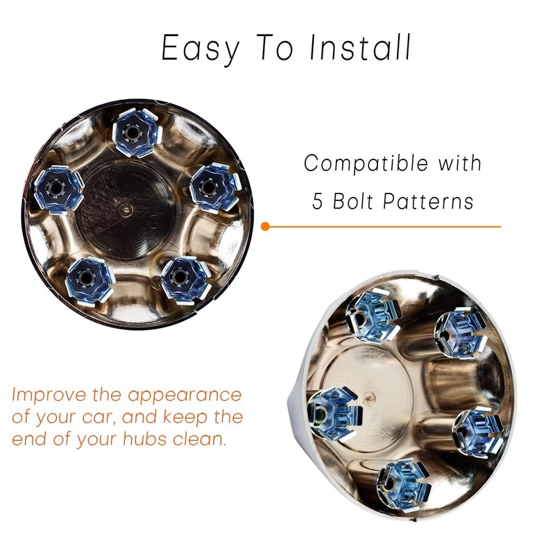 159mm 6.26in Wheel Center Caps | Compatible with 1993-1997 Explorer/Ranger