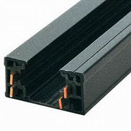 Elco Lighting EC008B 8', 2 Circuit Track All Black