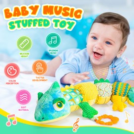Toyzey Baby Toys 0-6 Months, Sensory Toys for Babies 6-12 Months Baby Gifts 6-12 Months Montessori Toys for Babies Newborn Toys 0-3 Months Soft Toys for Babies 0-12 Months Toddler Toys