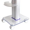PIAOCAIYIN Acrylic Cart, Beauty Salon Trolley Cart, Salon Tray on