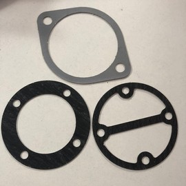 Zkenshan-washers 3 in 1 Air Compressor Cylinder Head Base Valve Plate Gaskets Washers Grey Black Or Gray, Color Randomly, Good wear Resistance