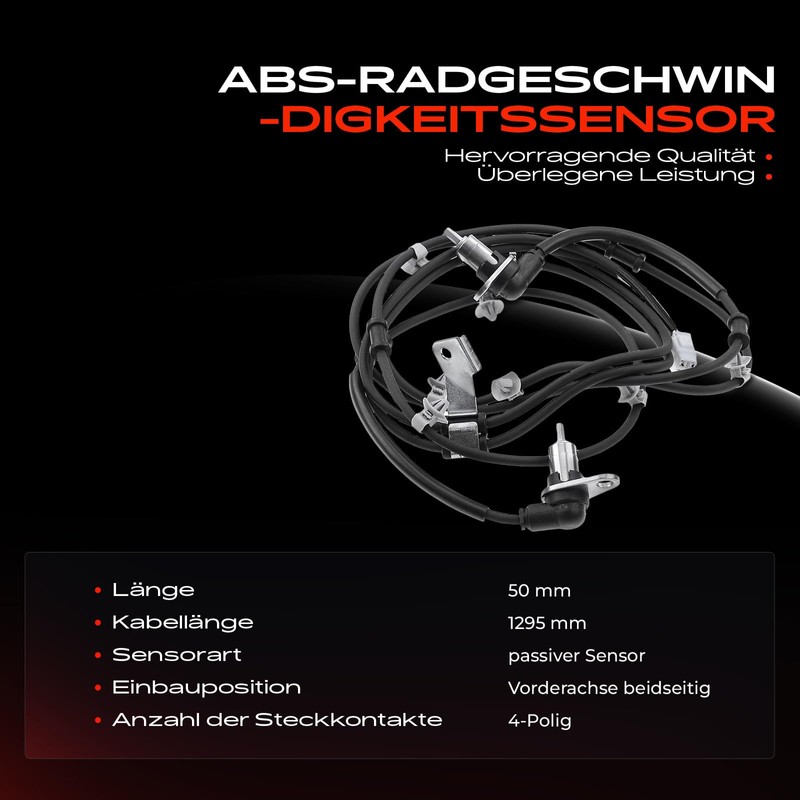 1 x ABS sensor wheel speed front for Jimny off-road